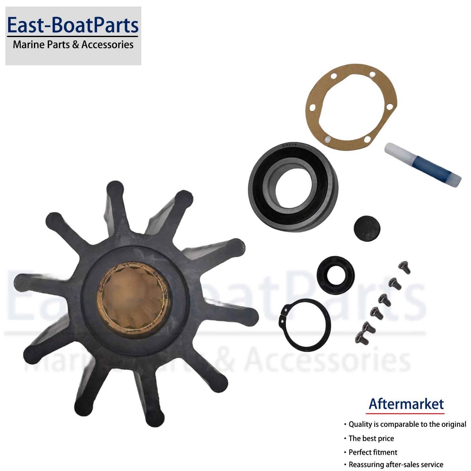 Crank Driven Sea Water Pump Repair Kit for Volvo Penta MS3B MS3C MS4A MS4B (–)