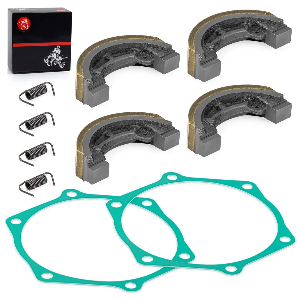 Set of 4 Brake Shoes Springs Gasket Kit for John Deere 650 670