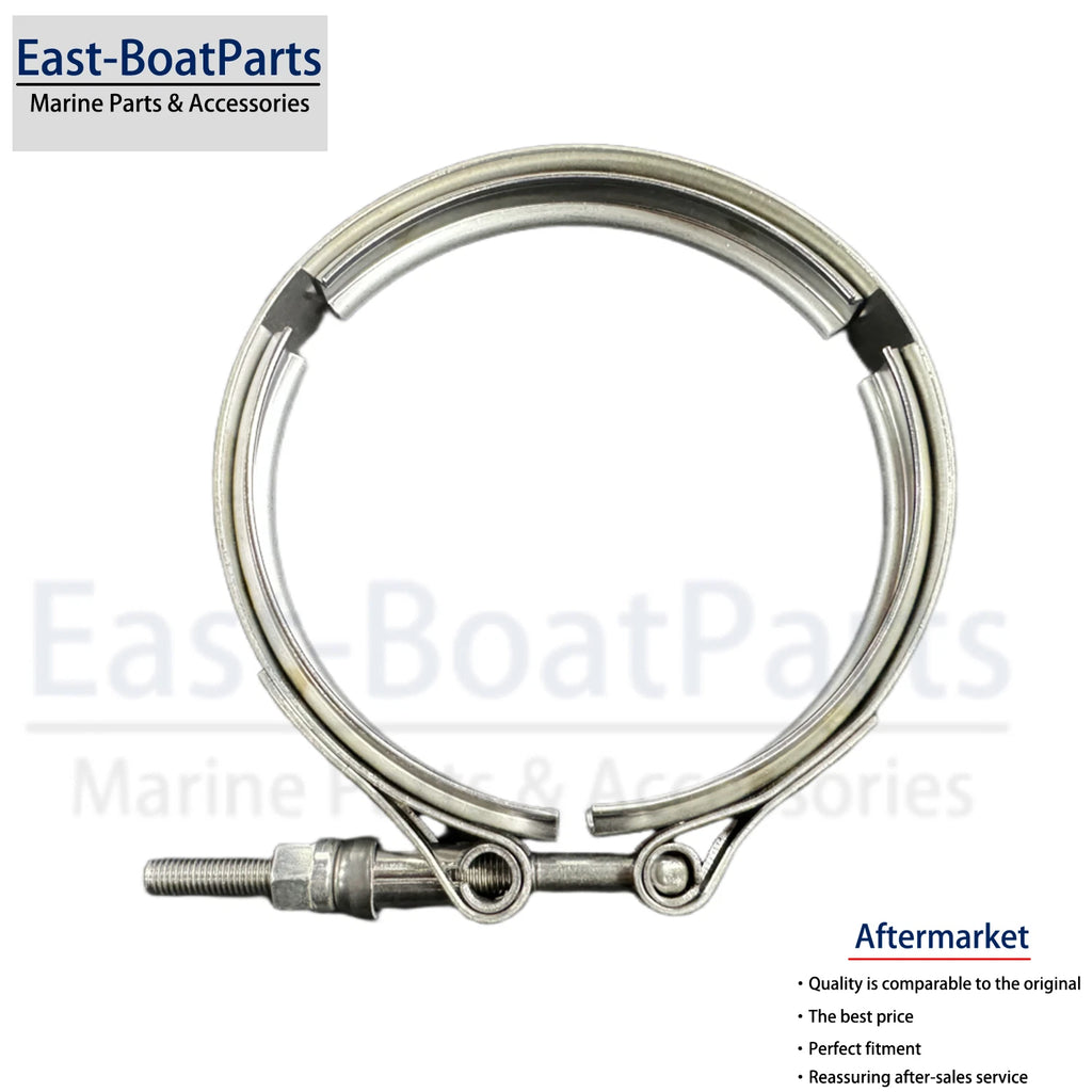 V-Clamp for Volvo Penta D6-280 D6-300 D6-310 D6-330 D6-350 D6-370 D6-435 (2004–2023)