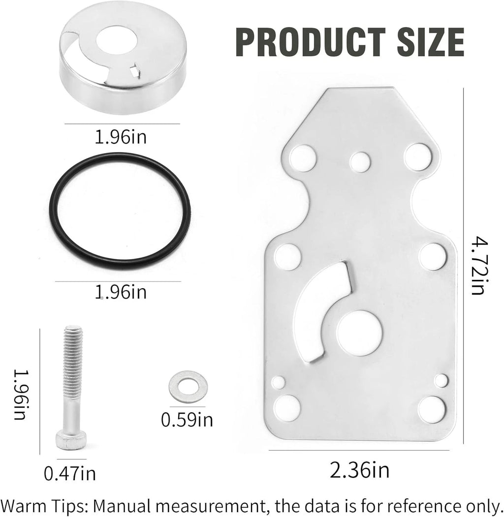 Water Pump Service Kit 68T-W0078-00 for Yamaha Marine 4-Stroke 6HP 8HP (2000–2023)