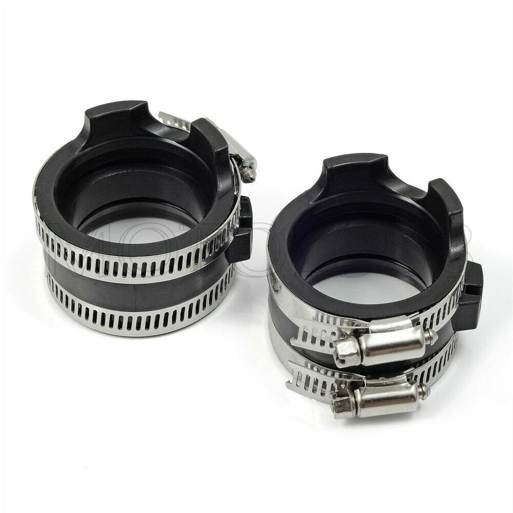 Set of 2 Carburetor Insulator Rubber Intake Boots for Honda Shadow VT1100 (1995–2007)