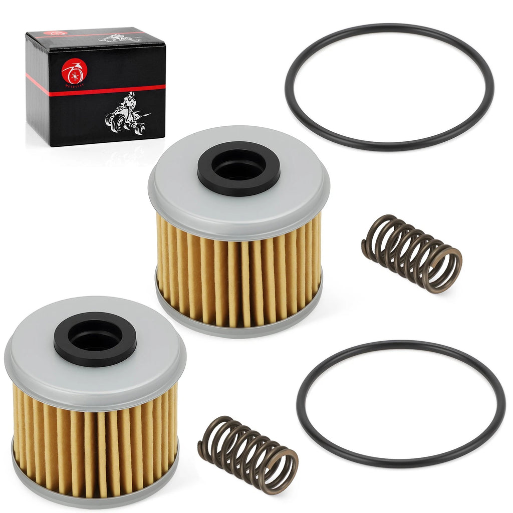 2X Oil Filter w/O-Ring Spring Kit for Honda CRF450L CRF450R-S CRF450RL (2002–2024)