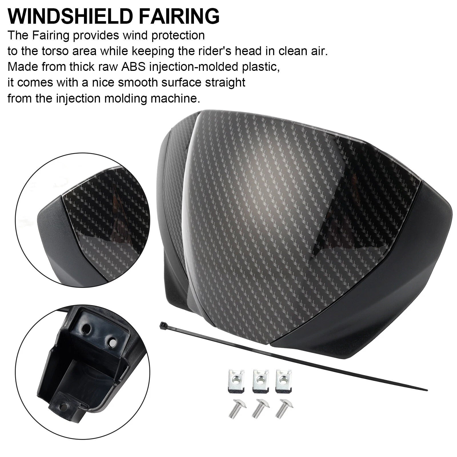 Windshield Fairing Deflector for Trident 660 (2021)