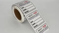 Change Sticker Next Service Due Reminder for Boat Engine (220 Sheets)