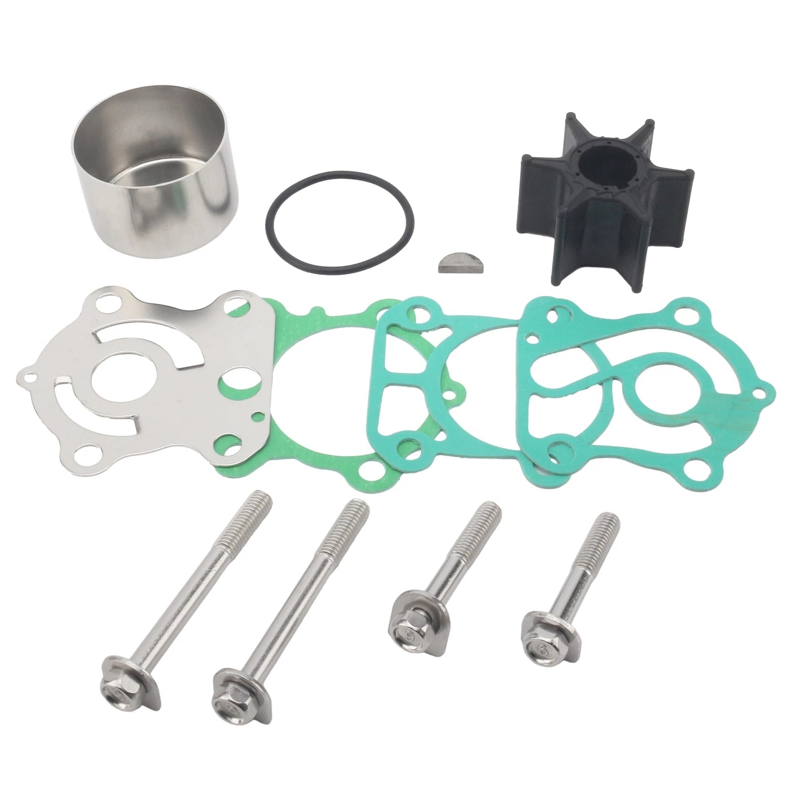 Water Pump Repair Impeller Kit for Yamaha Outboard (18-3409, 67F-W0078-03)