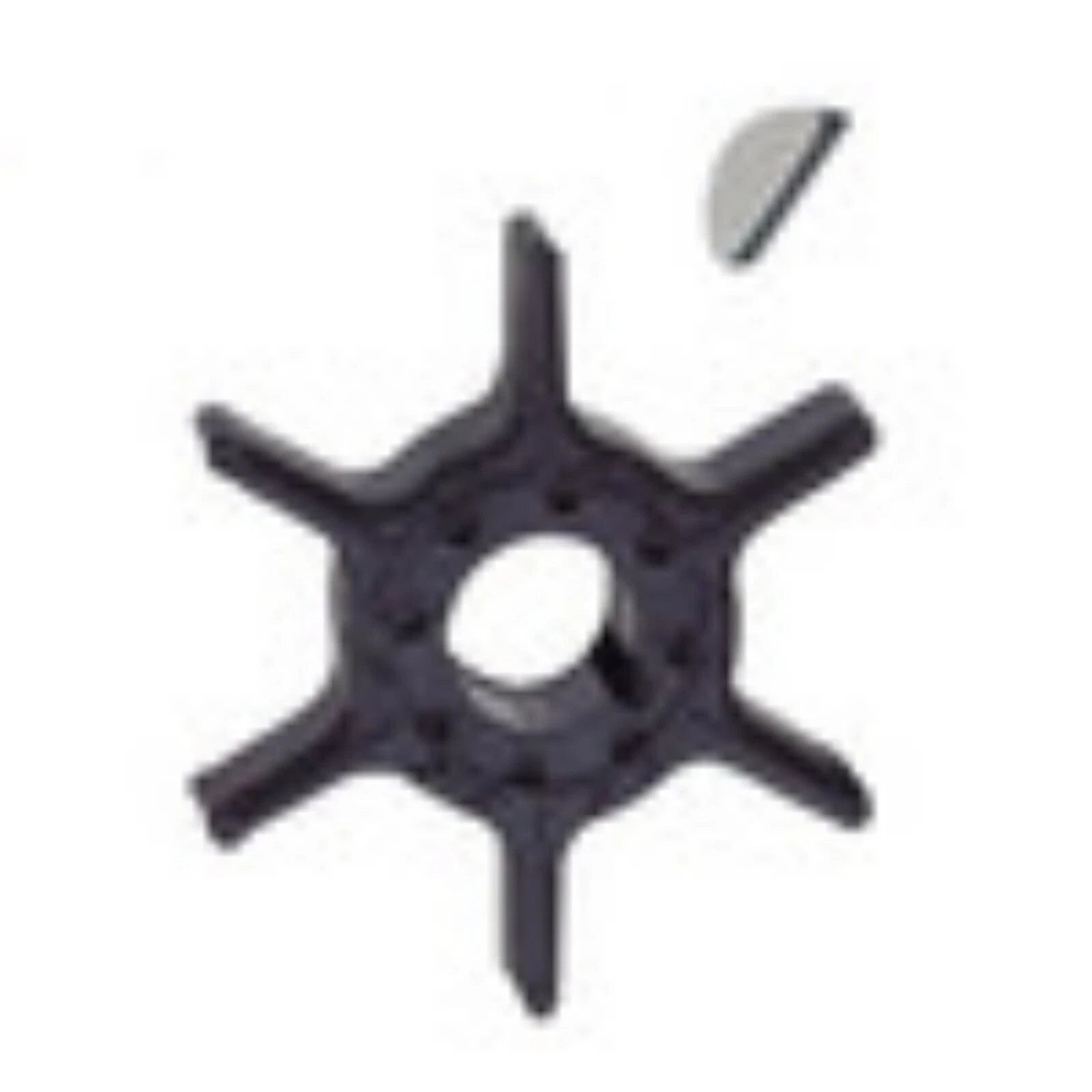 Water Pump Impeller with Key for Yamaha Outboard Motor (63V-44352-01)