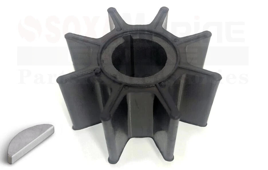 Water Pump Impeller with Key for Evinrude Johnson OMC 15HP (1990–1999)