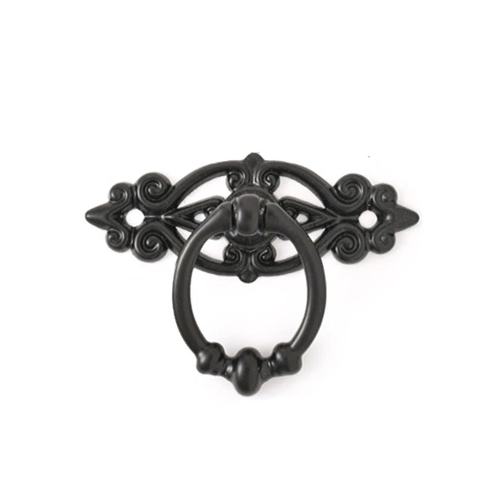 5X Black Vintage Cabinet Pulls for Door Drawer (No specific years/models)