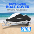 Heavy Duty Jet Ski Cover for Yamaha Sea Doo PWC (115-120'', Anti-UV, Waterproof)