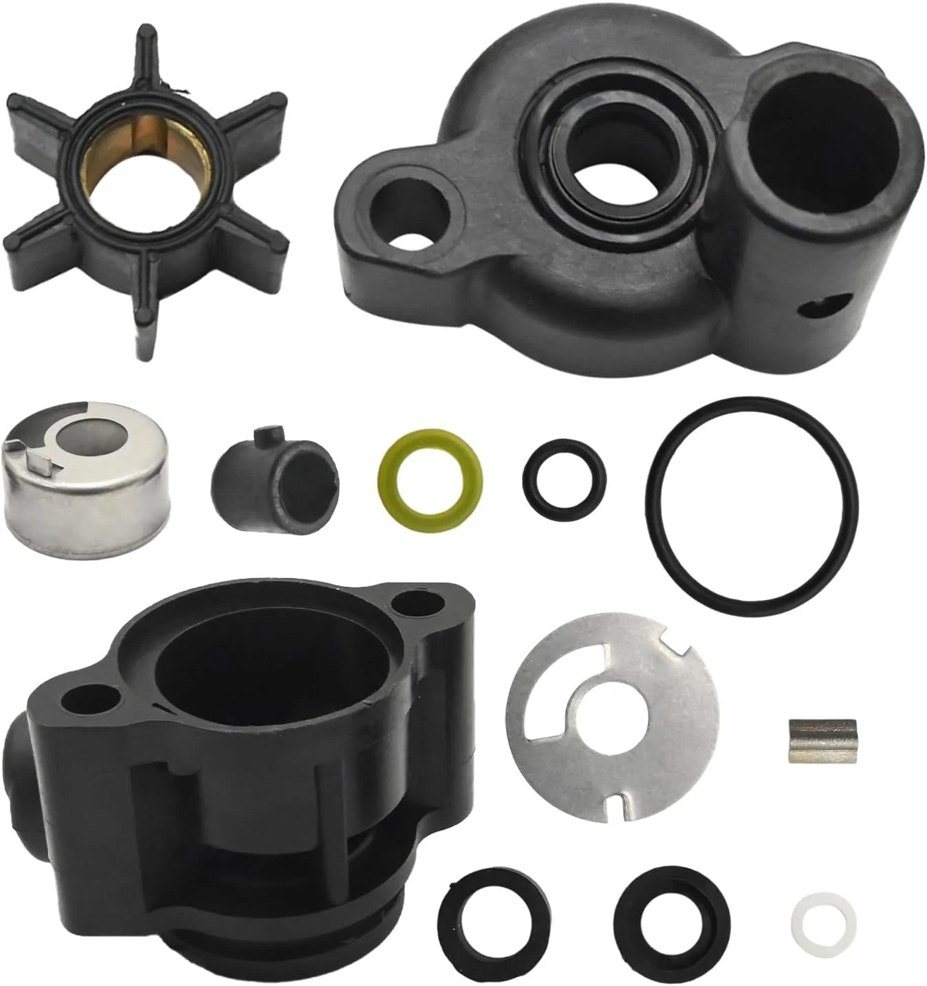 Water Pump Impeller Rebuild Kit for Mercury (4/4.5/7.5/9.8 HP) (46-70941A3)