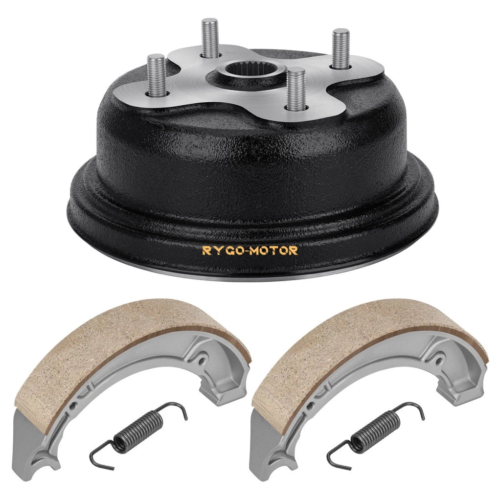 Rear Brake Drum & Shoes Kit for Yamaha Big Bear 350 YFM350U YFM350FW (1996–1999)
