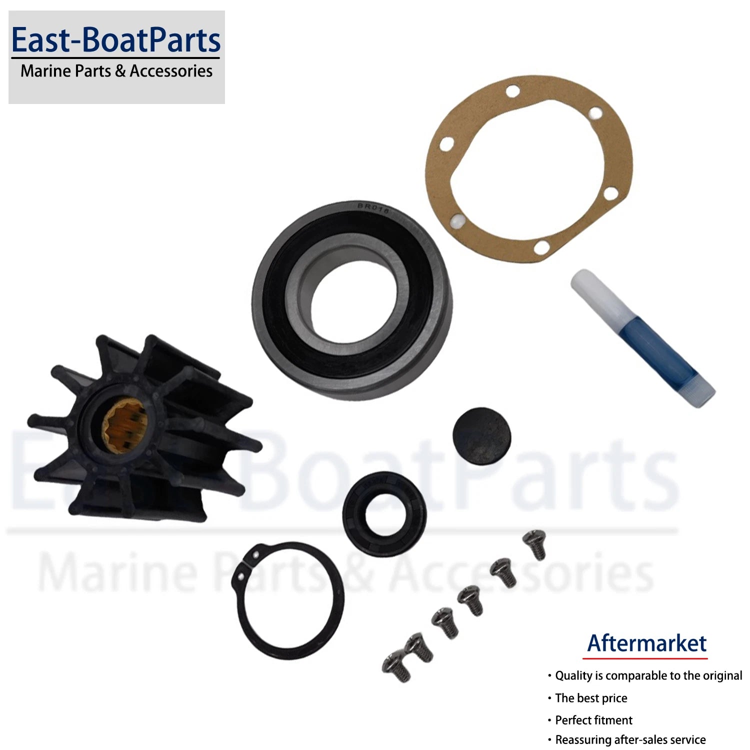 Water Pump Repair Kit for Volvo Penta AQ200 AQ225 AQ255 AQ260 AQ271 AQ311 (1970–1990)