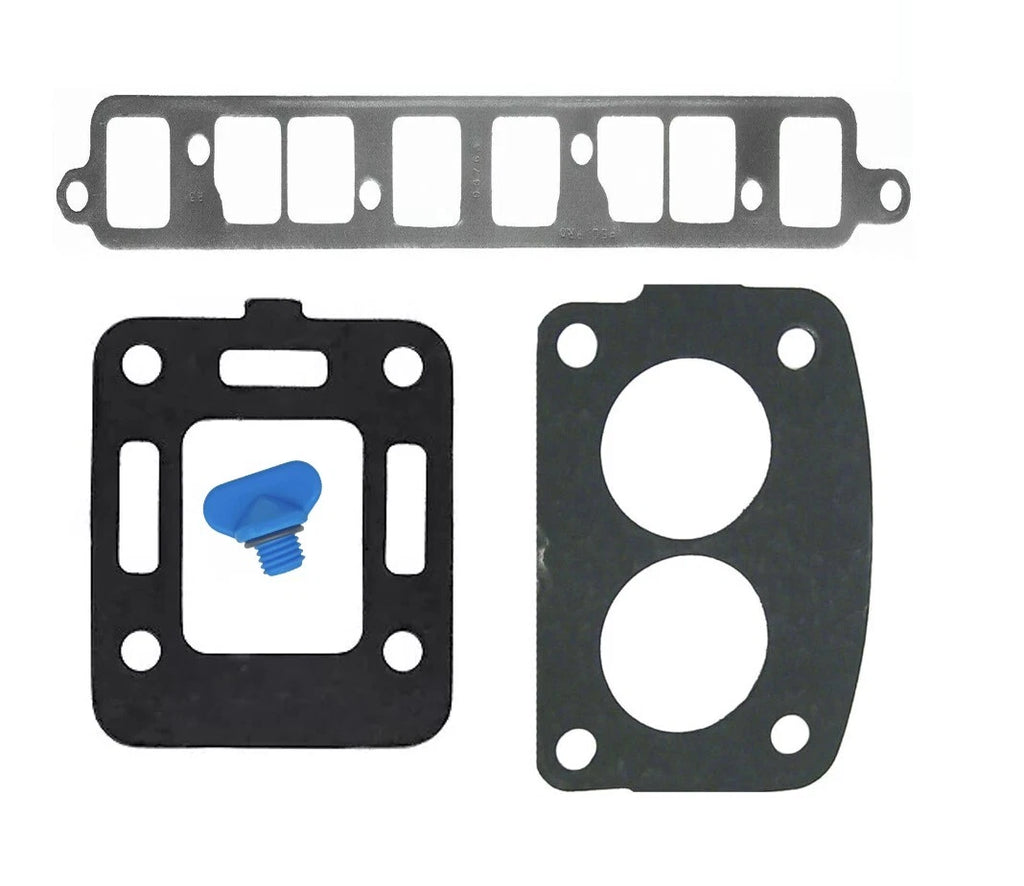 Exhaust Manifold Gasket Kit for Mercruiser 2.5L 3.0L 4cyl (27-53354 27-99777 27-64692)