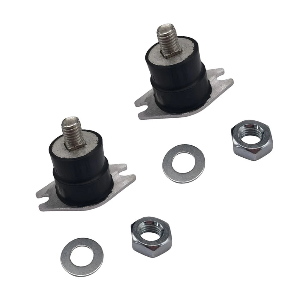 Set of 2 Upper Side Rubber Motor Mounts for Johnson Evinrude (OMC 303879, 325974)