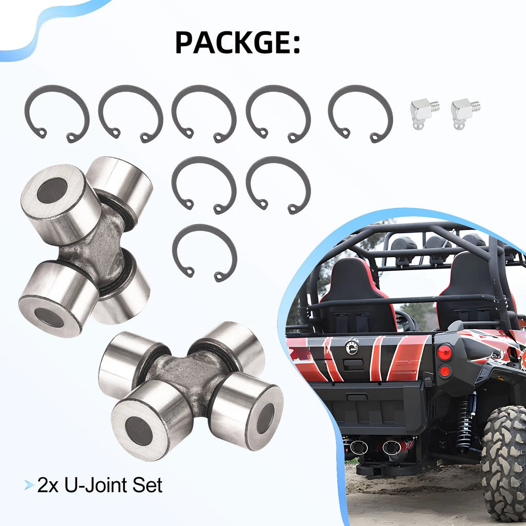 2 Rear Drive Shaft U-Joint Kit for Can-Am Outlander 850 (2016–2018) 703000022