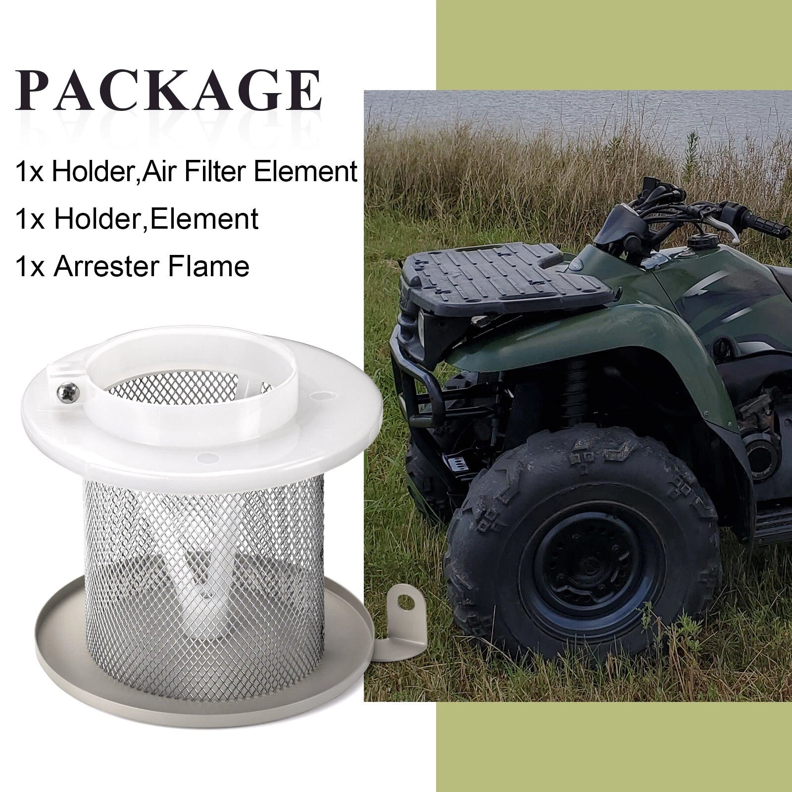 Air Filter Guide Kit for Kawasaki Bayou KLF300 (1989–2005) Prairie KVF300 KVF400 (1997–2002)
