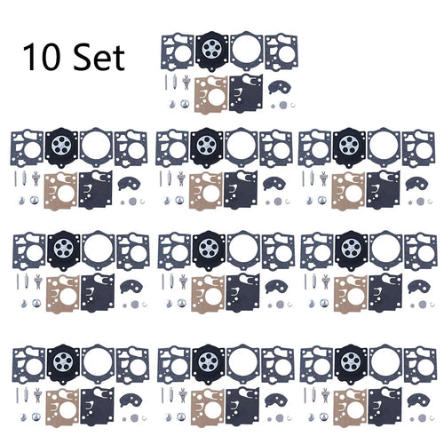 10x Carburetor Rebuild Kit for McCulloch Mac Promac 700 8200 (PM 10, 10-10, K10-SDC)