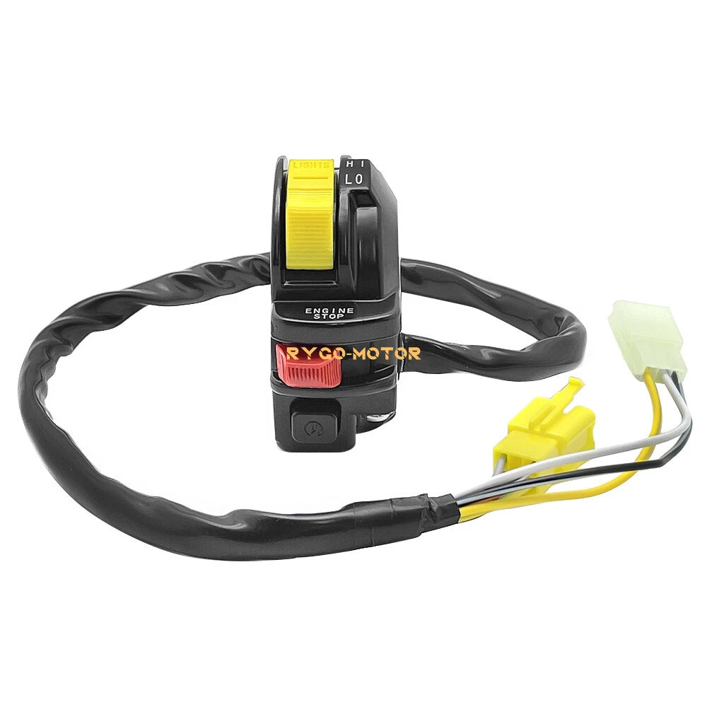 Handlebar Start Stop Headlight Switch for Suzuki Quadrunner 230 (1992–1998)
