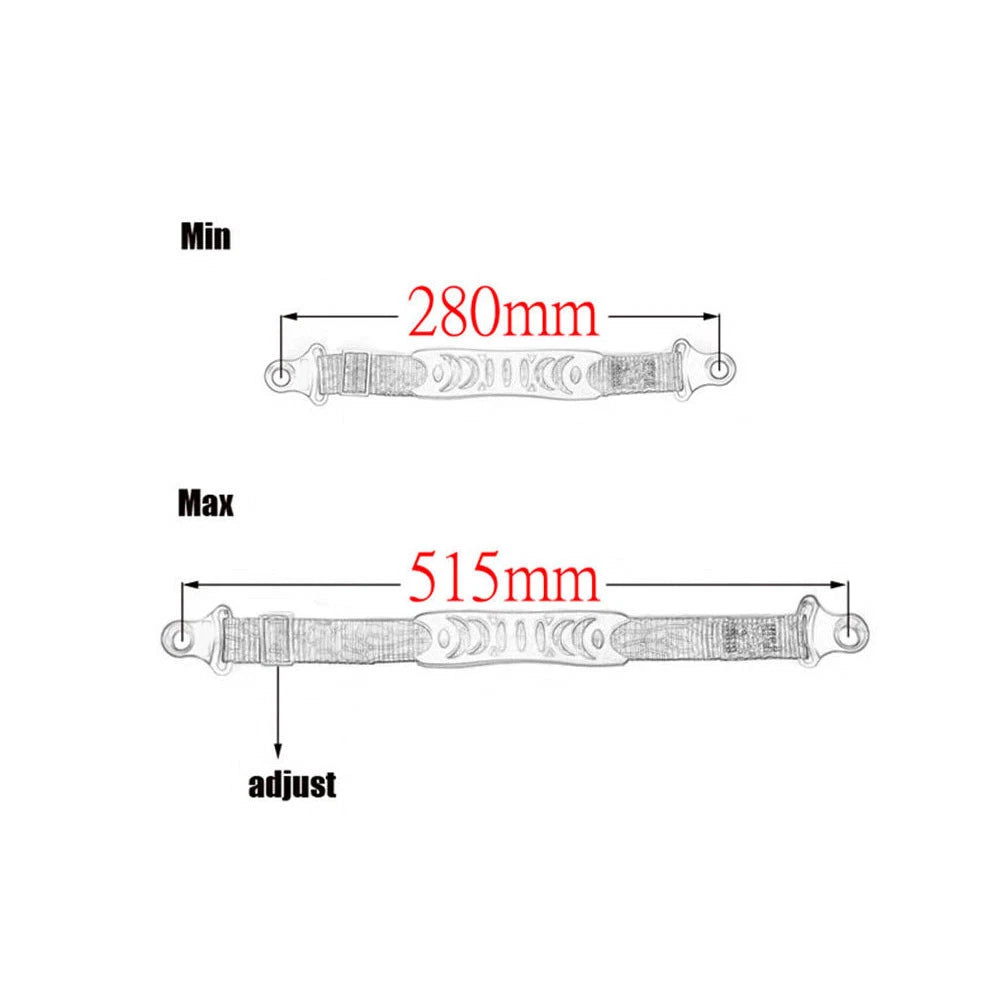 Rear Seat Rescue Pull Strap for Motorcycle Dirt Bike (Adjustable)