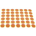 42x 1" Round Mixed Fuel 50:1 Sticker for Chainsaws Hedge Trimmers