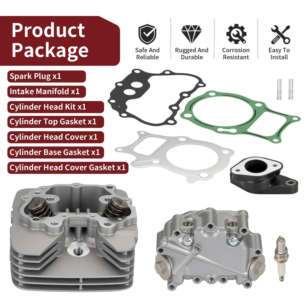 Cylinder Head Cover w/Gasket for Honda Sportrax Recon 250 (2002–2009)