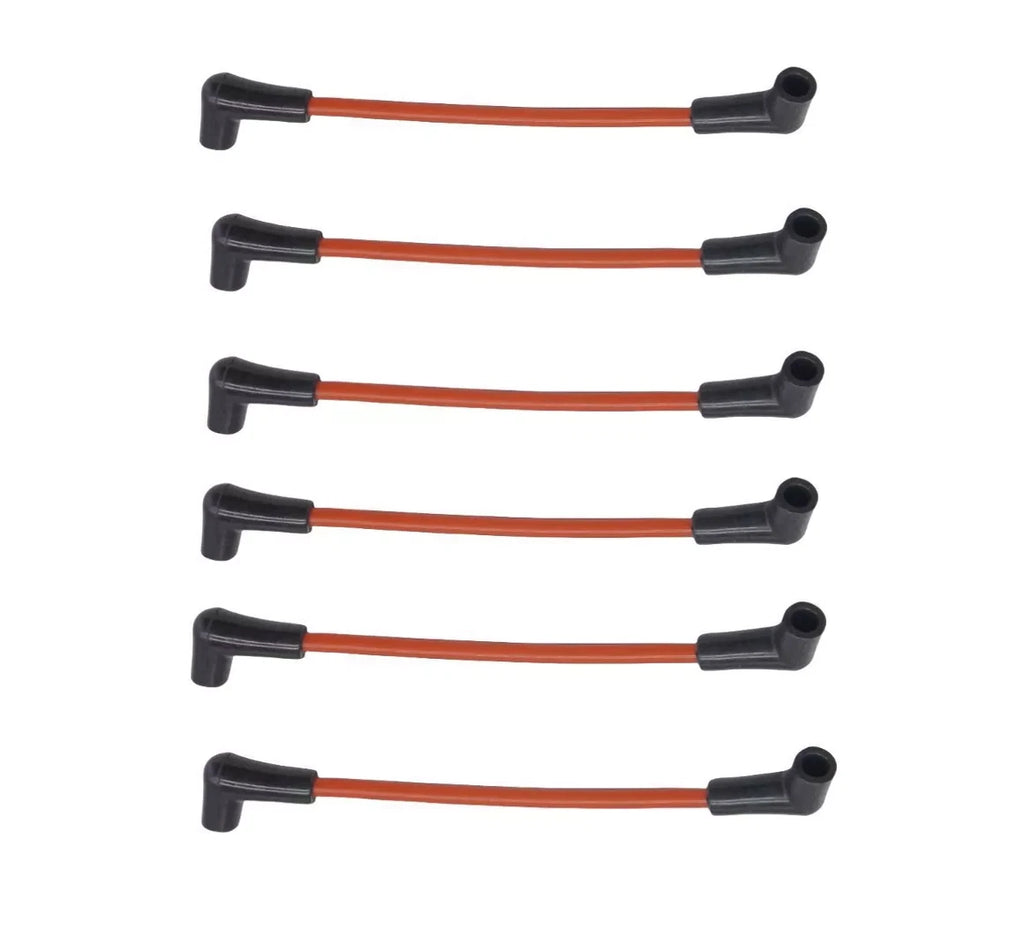 6Pcs Spark Plug Wire for Johnson Evinrude OMC V4 (80–140 Hp) 582365