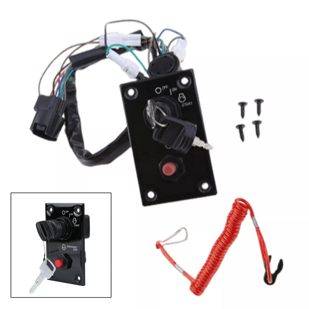 Ignition Key Switch Panel for Suzuki Engines (37100-96J24)