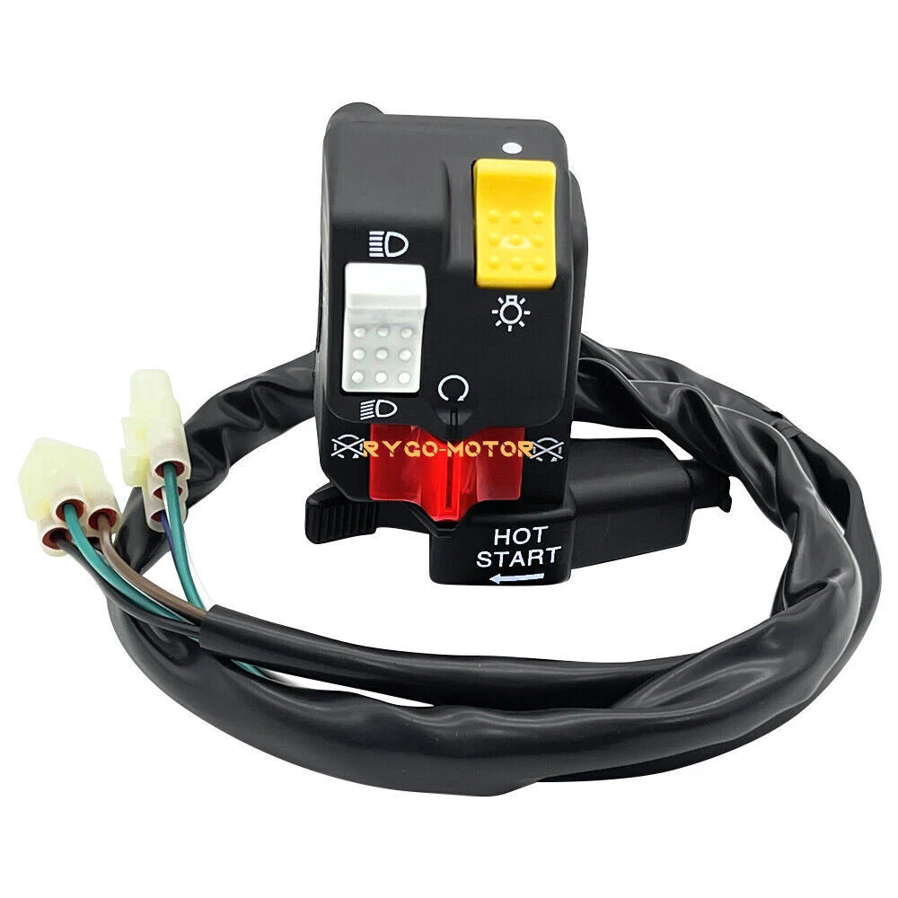 Handlebar Switch Hot Start Kill Stop Headlight for Honda TRX450R (2004–2007)