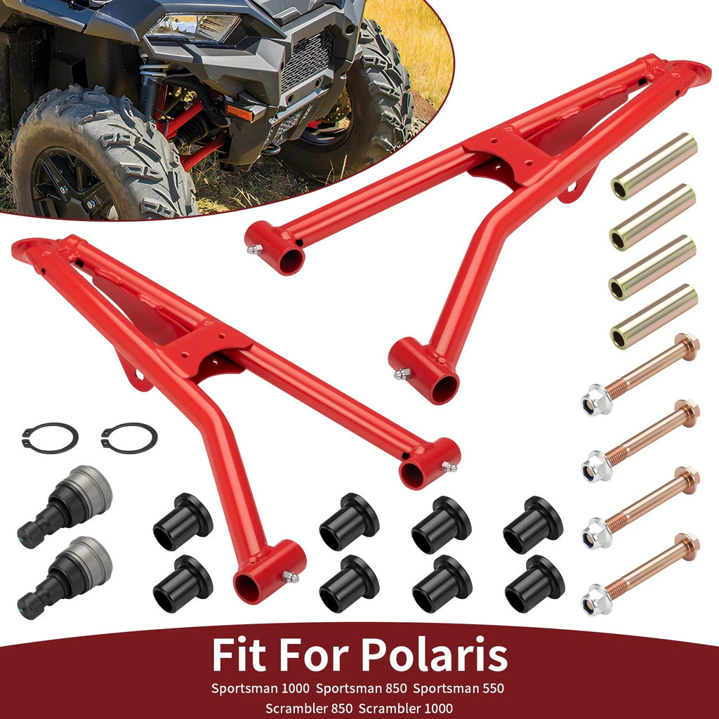Set of 2 Upper A-Arms & Ball Joints for Polaris Sportsman 550 (2011–2014)