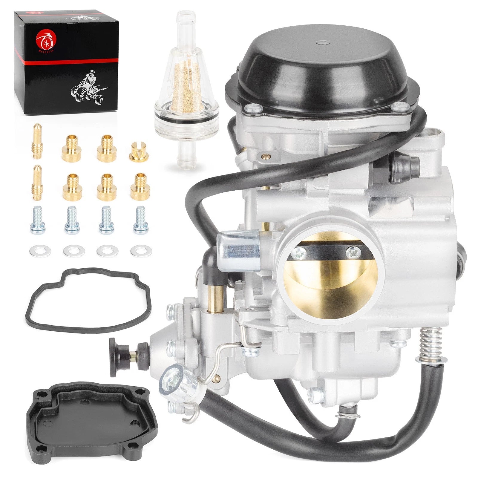 Carburetor Carb Kit 0470-362 0470-361 for Arctic Cat ATV 400 500 (1998–2001)