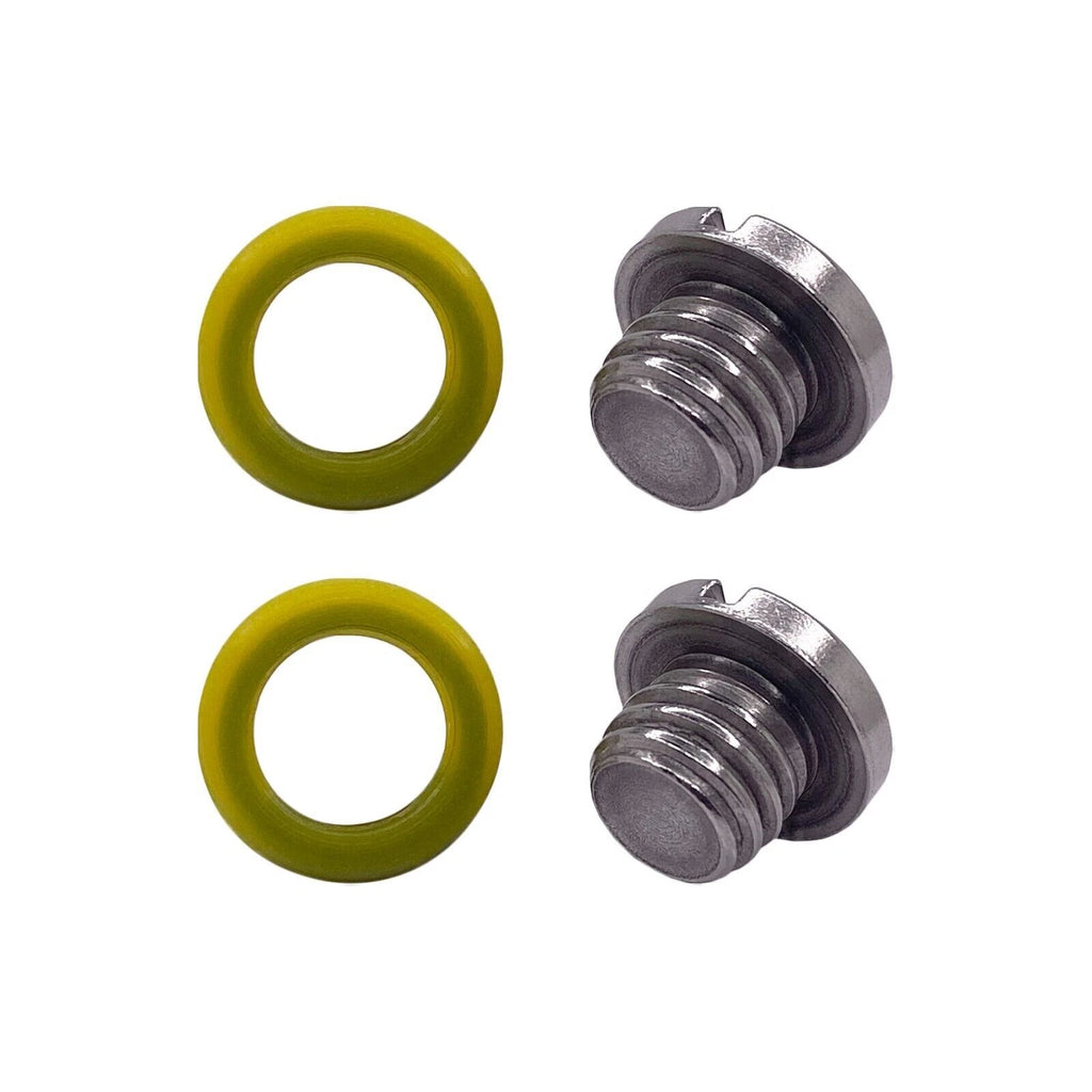 2X Drain Screw Kit for Mercury Marine MerCruiser Gear Case (10-79953Q04)