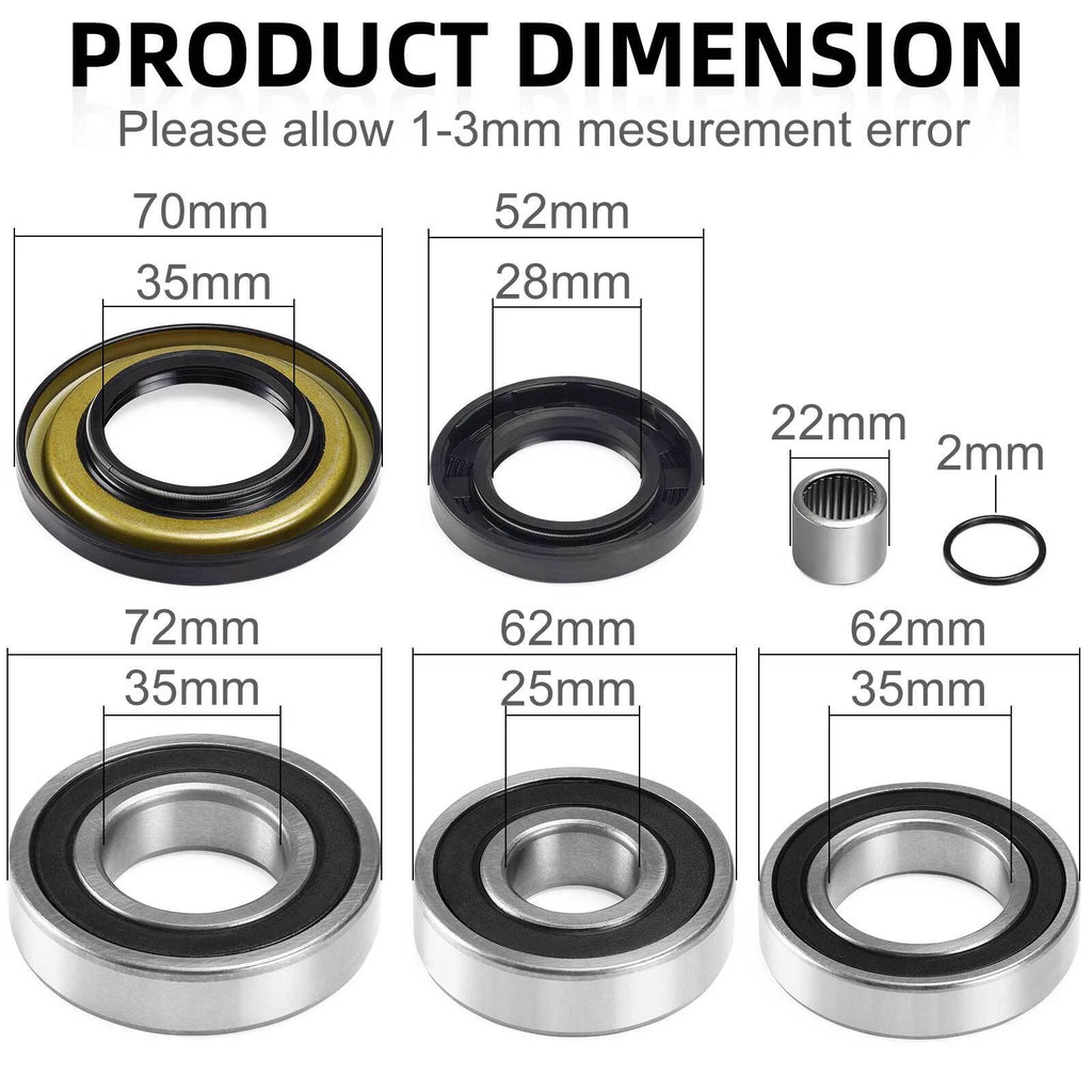 Rear Differential Bearing & Seal Kit for Can-Am Outlander Renegade 1000R (2016–2023)