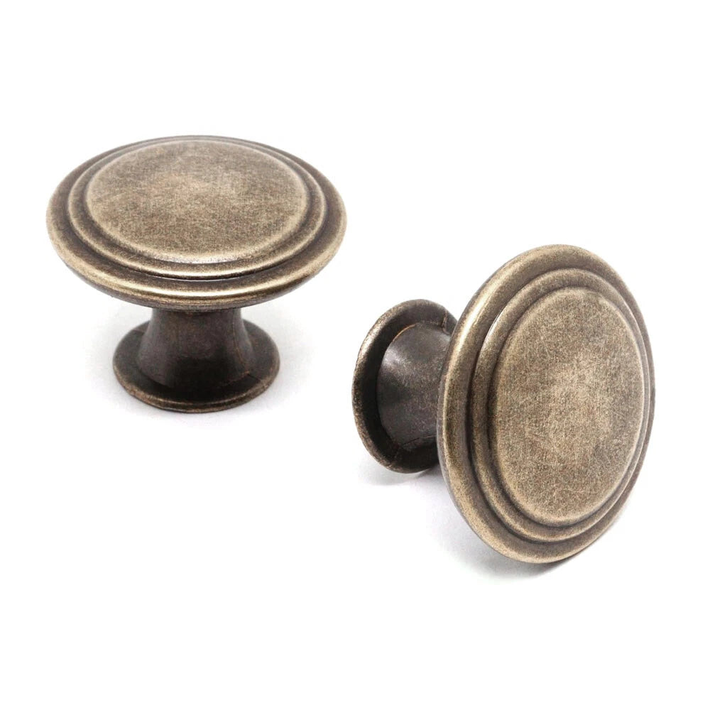 5X Antique Bronze Cabinet Pulls for Kitchen Cupboard Closet (Fits )