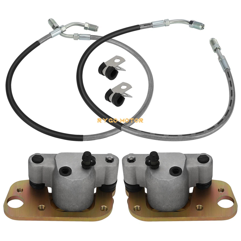 Front Brake Calipers & Hose Lines for Polaris Trail Blazer 250, Trail Boss 325 (1999–2006)