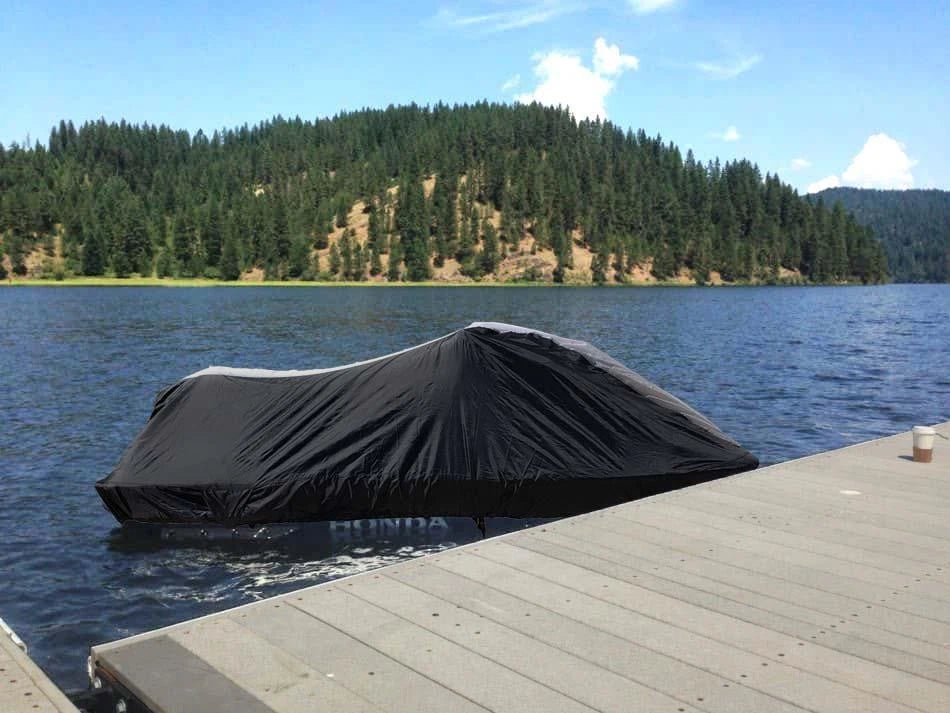 PWC Jet Ski Cover for Sea Doo RXP-X 260 (2014–2015) 420 Denier Black Gray