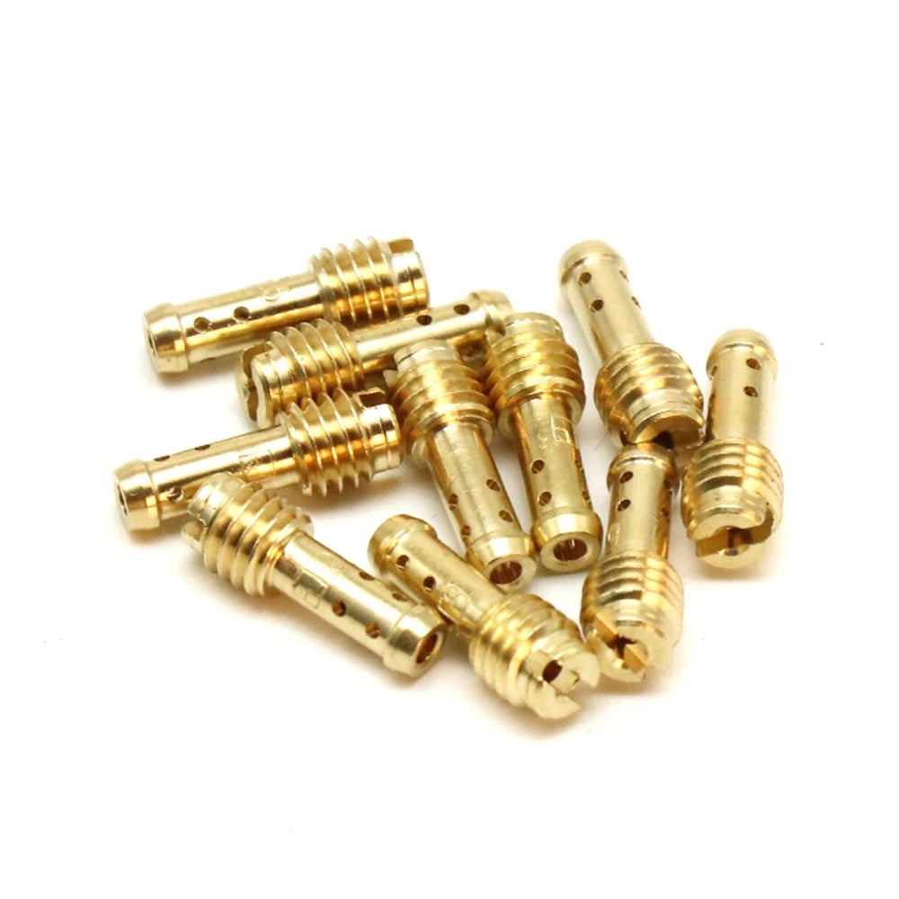 10Pcs Carb Pilot Jet Kit for Mikuni VM/TM/TMX (15-37.5)