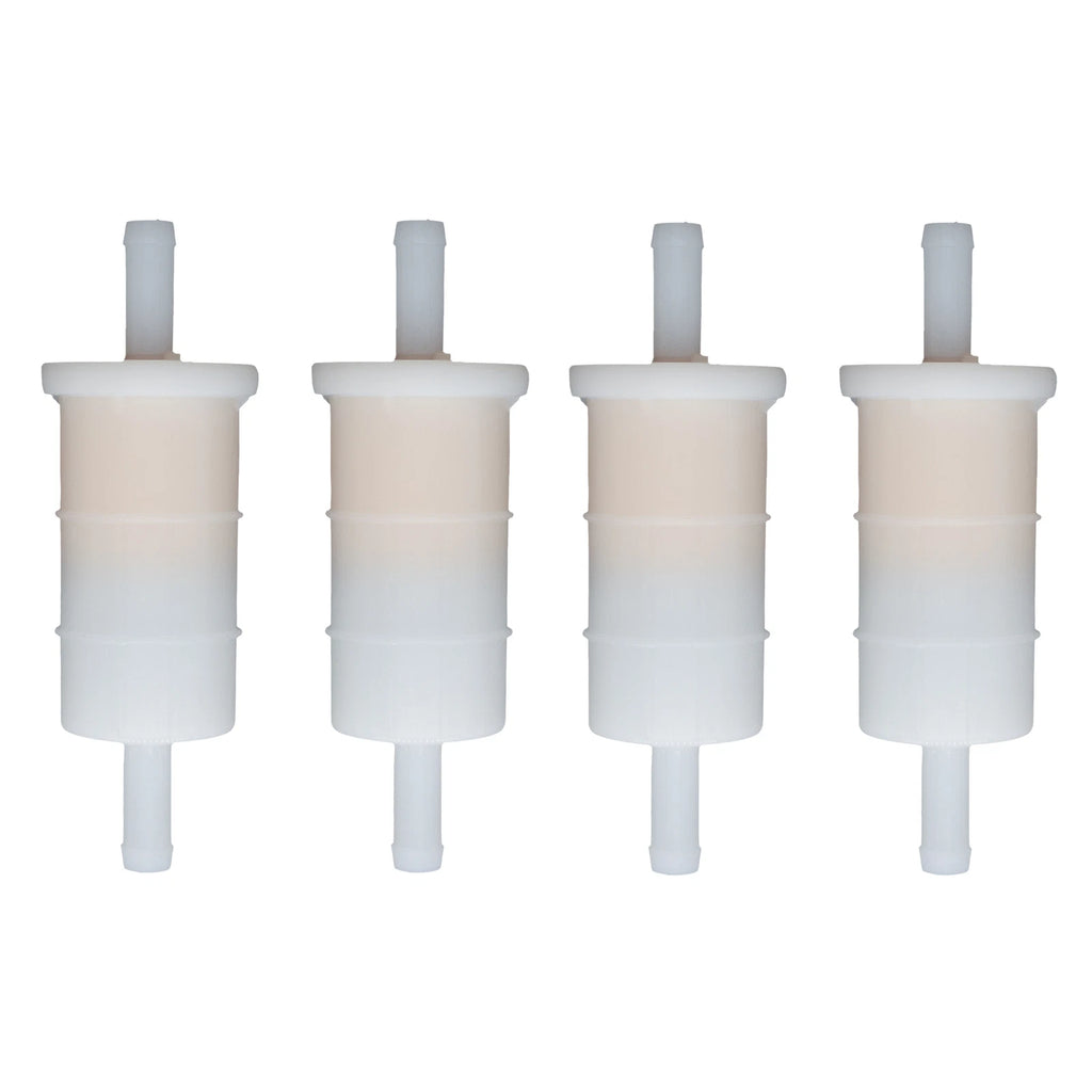 Set of 4 Inline Fuel Filters for Mercury 30-200 HP (816296Q2)
