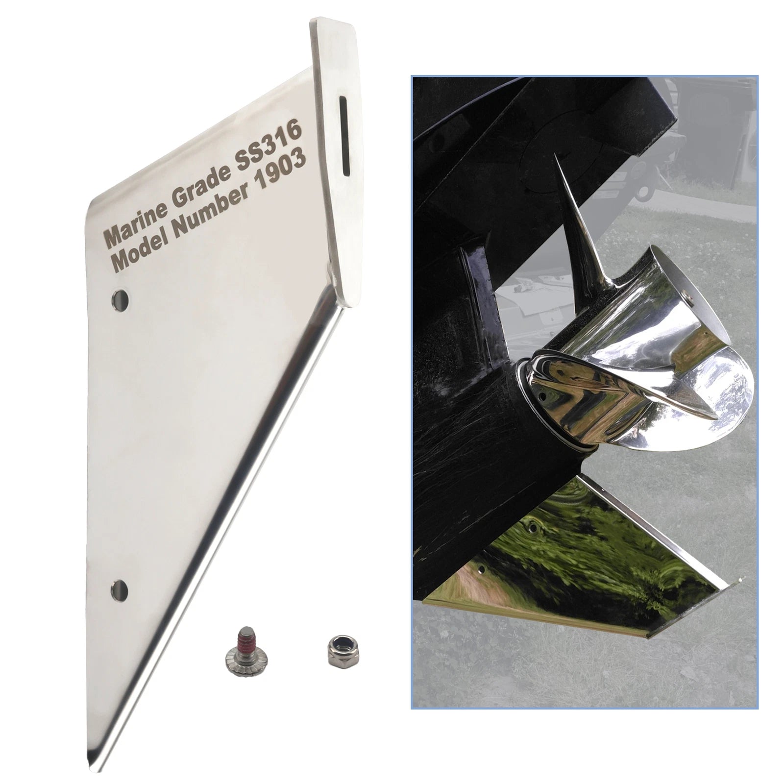 Skeg Guard Protector for Mercury Mariner 40 50 60 HP (2&4 Stroke)