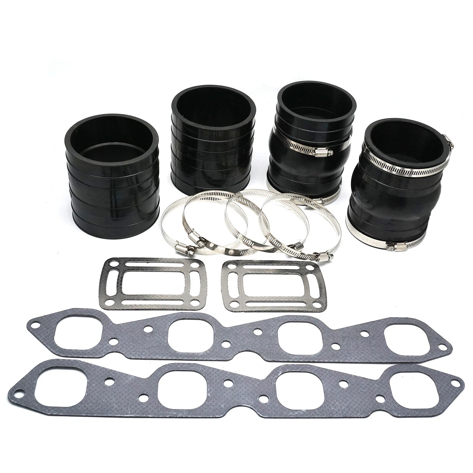 Exhaust Manifold Bellow Repair Kit W/Gasket for OMC 7.4 8.2L Sterndrive V8 (3852472)