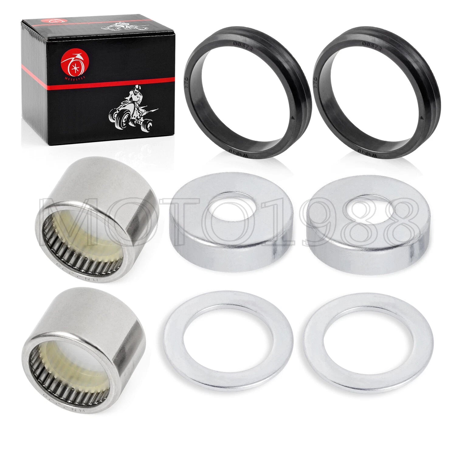 Rear Swingarm Bearing Seal Caps Rebuild Kit for Yamaha Warrior 350 (1987–2004)