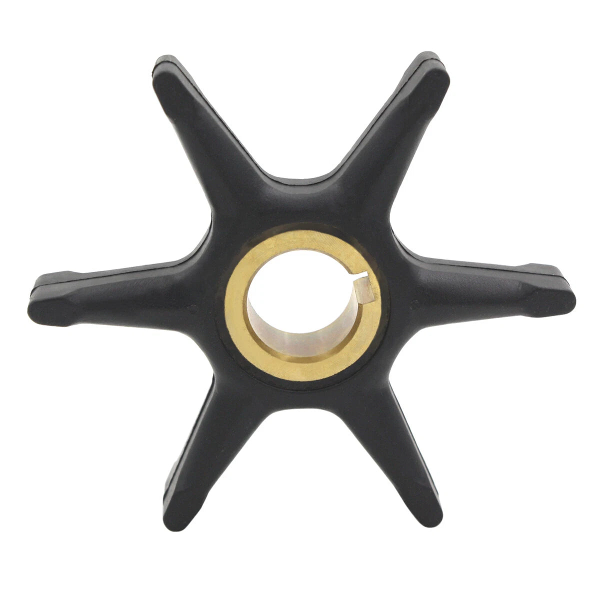 Water Pump Impeller with Key for Johnson Evinrude OMC 9hp 9.5hp 10hp (1970–1990)