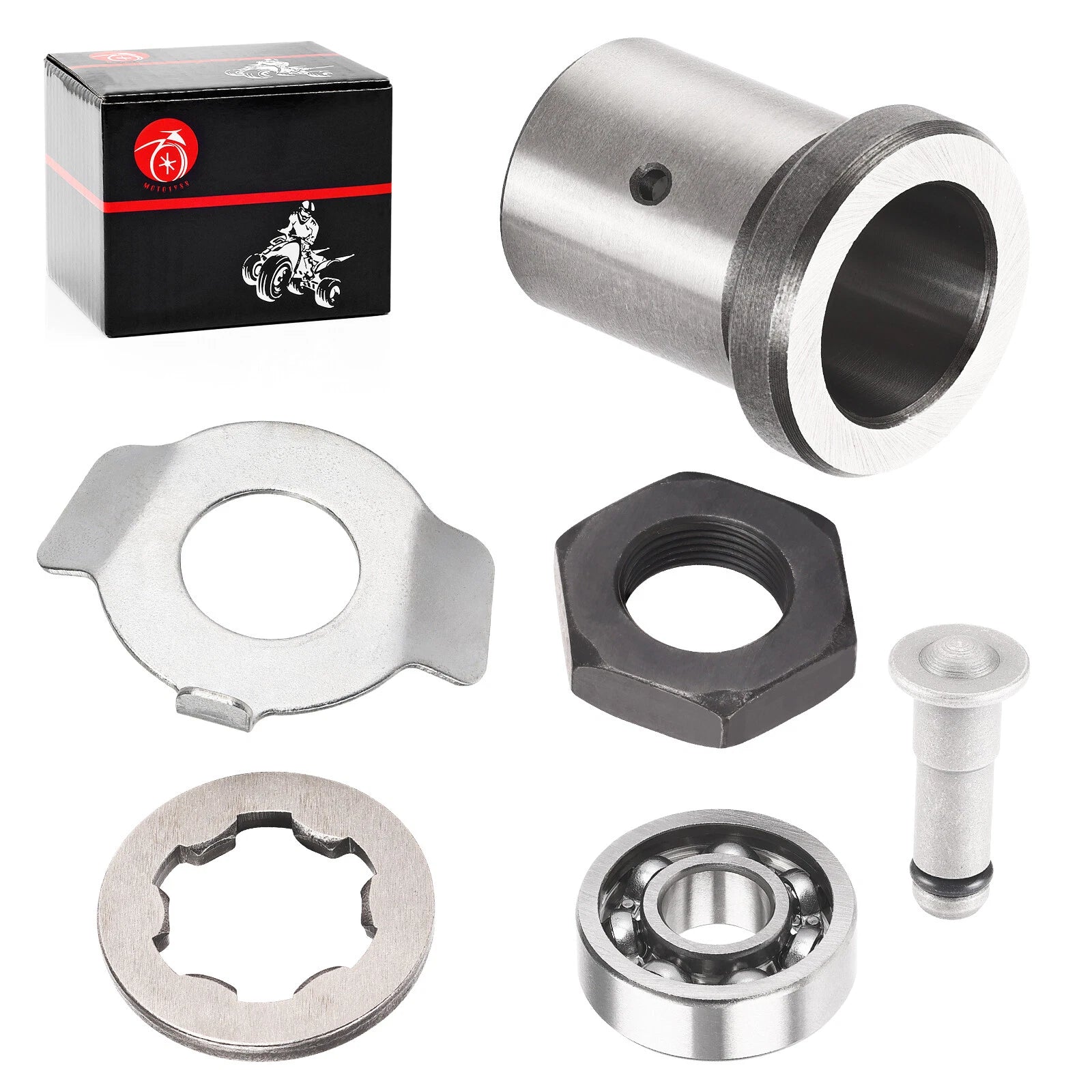 Lock Washer & Nut Clutch Bearing Push Plate for Yamaha Warrior 350 (1987–2004)