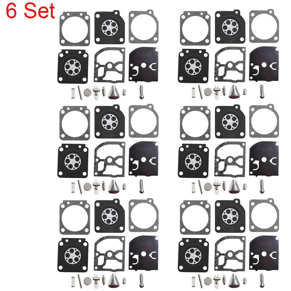 Set of 6 Carburetor Repair Kits RB-69 RB69 for Zama C1Q-EL11 A-B Husqvarna Stihl