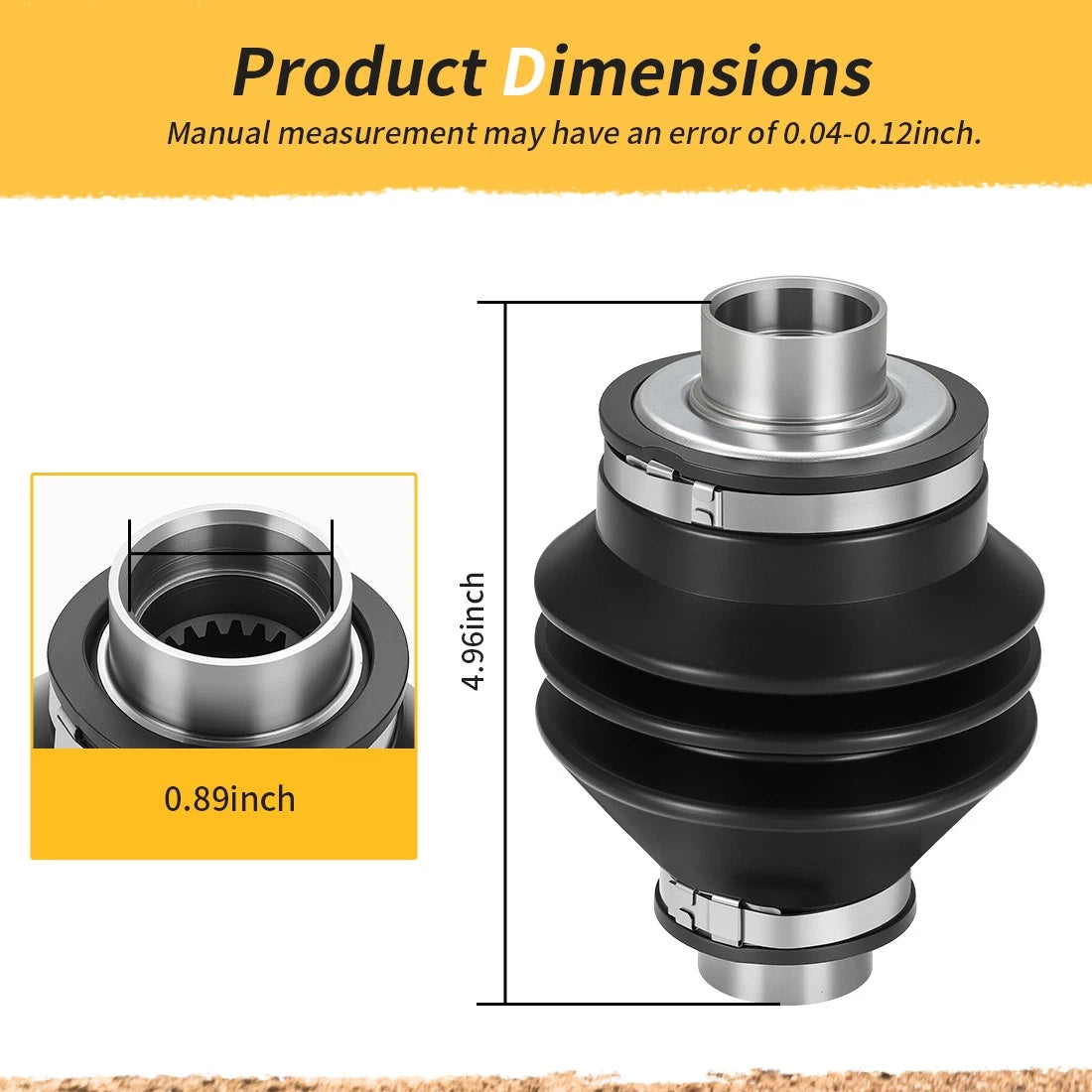 Rear Propeller Drive Shaft Yoke for Honda Pioneer Foreman (40300-HR3-A20)