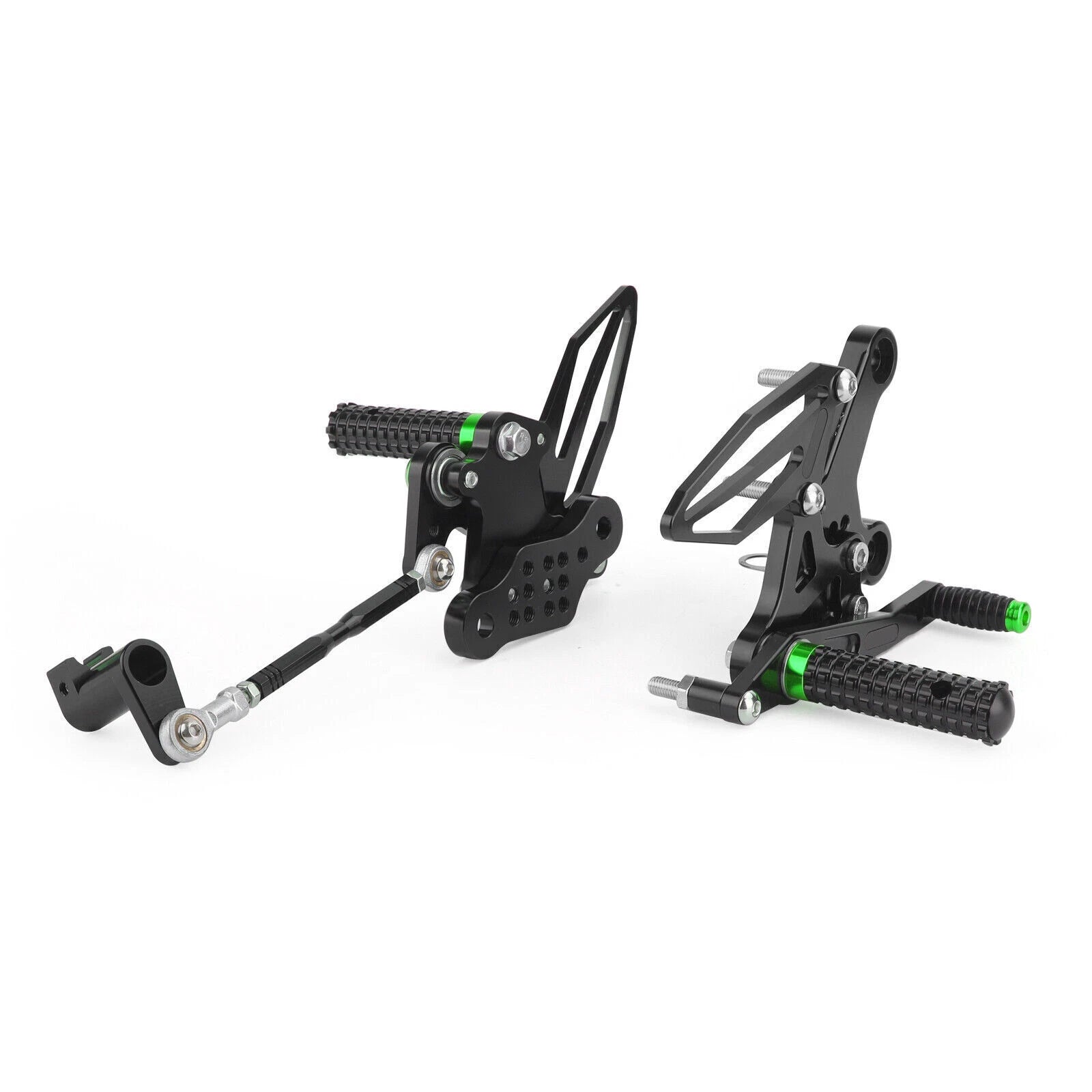 Adjustable Rearsets Foot Pegs for Kawasaki Ninja 250/400 (2018–2022) GR T9