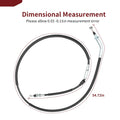 Brake Cable for Yamaha Rhino 700 YXR700F (2008–2013) Replaces 5B4-26341-00-00
