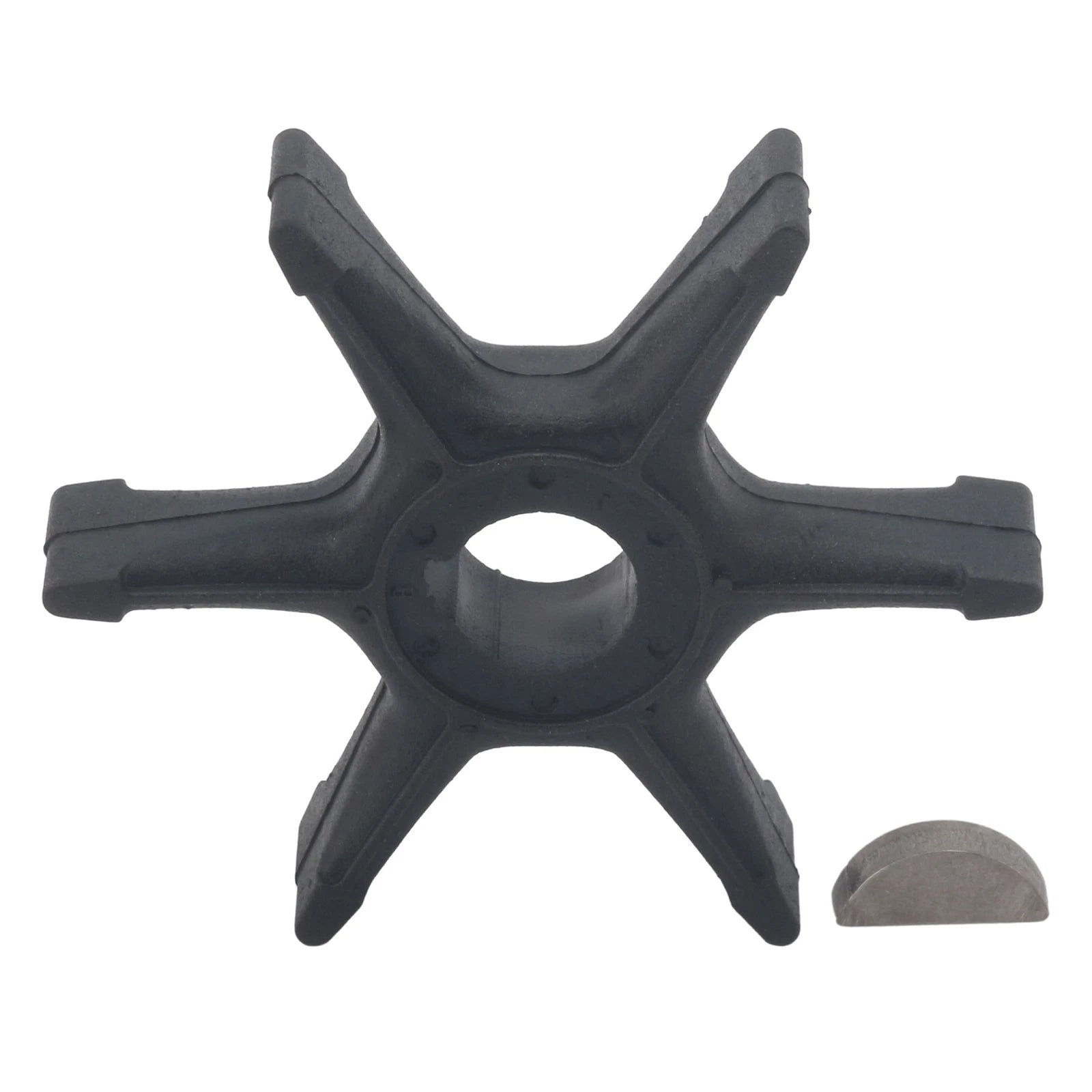 Water Pump Impeller & Key for Yamaha Outboard 20/25HP (1990–2023) 6G0-44352-00-00
