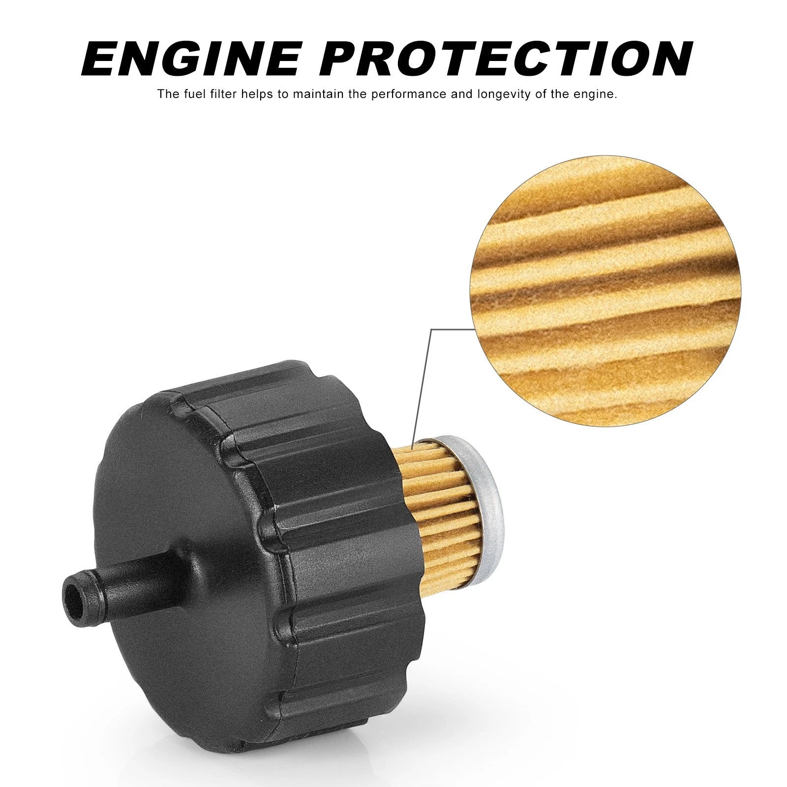 Fuel Filter and Gasket for Yamaha Golf Cart G2 G2-A G2A (1985–1991)