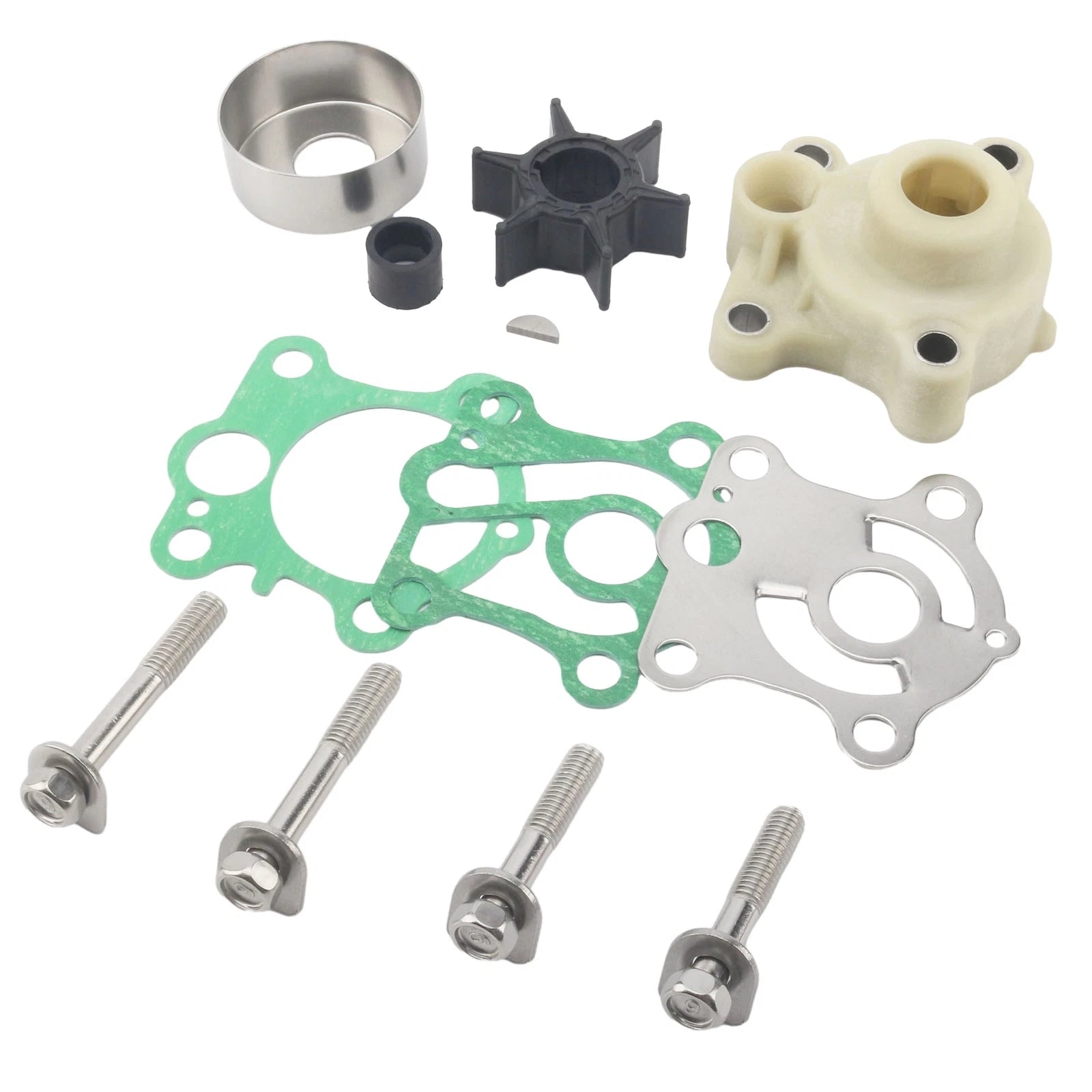 Water Pump Rebuild Service Kit for Yamaha 55HP Outboard (663-W0078-A0-00, 18-3425)