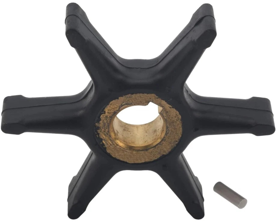 Water Pump Impeller with Pin for Evinrude Johnson 20-25 HP Outboard (0775518)
